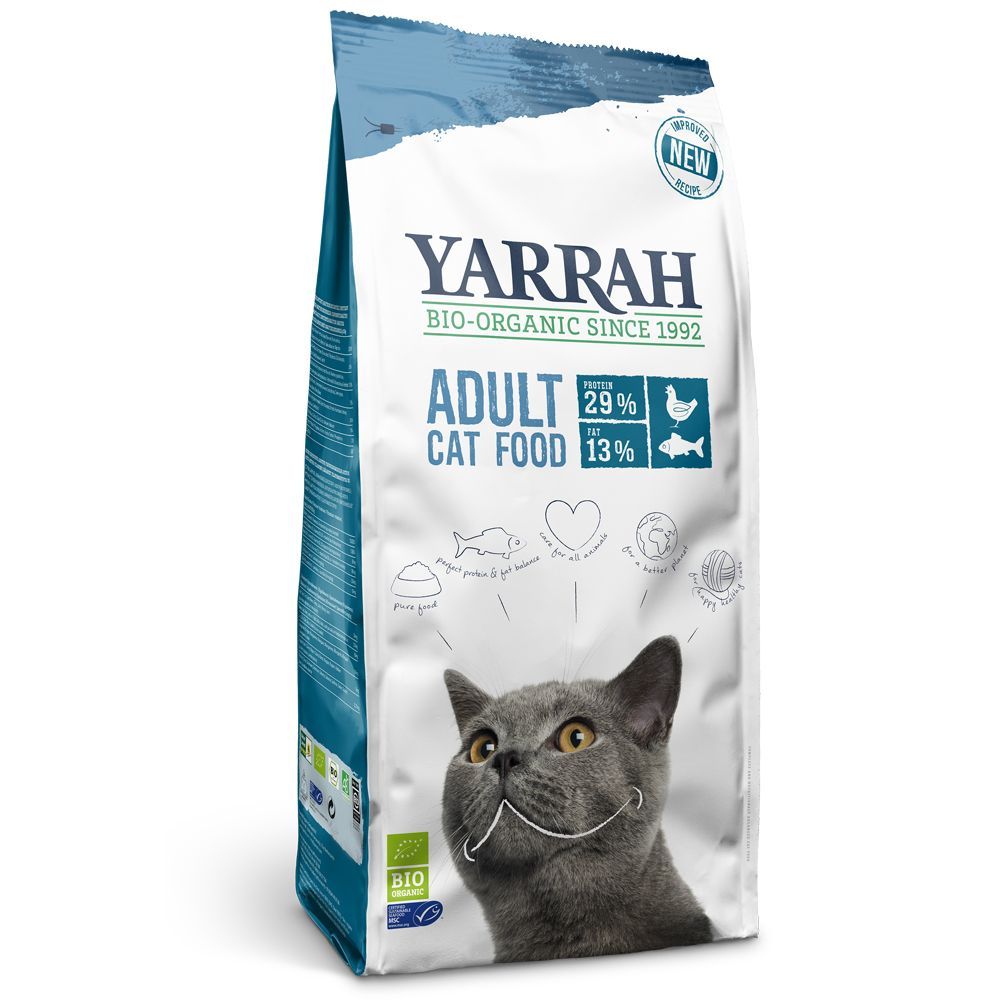 YARRAH - Droogvoer Kat met Vis Bio - 10 kg