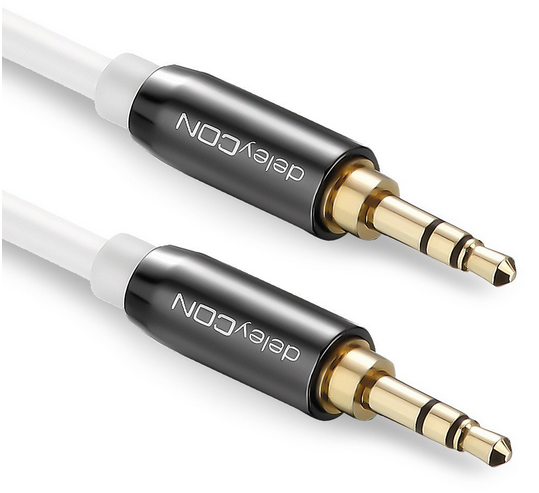 deleyCON 2m 3.5mm m/m - Wit