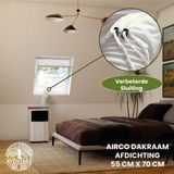 Aventara.nl Airco Dakraam Afdichting – 55 x 70 cm – Wit