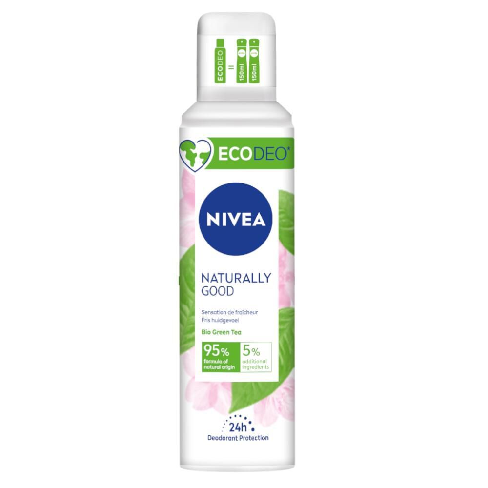 Nivea Deodorant Spray Naturally Good Green Tea 125 ml