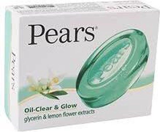 Pears Oil Clear Bar Soap - 125g - Lemon Extract