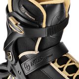 Nils Extreme ARMOUR Serie Inlineskates Zwart en Goud Maat 42