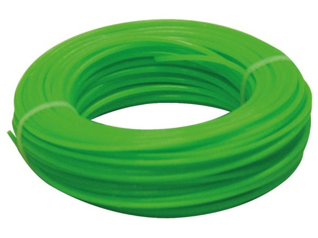 Toolland Trimmerdraad - 100 m x 1.6 mm - Groen - Nylon