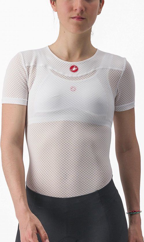 Castelli Pro Issue 2 SS Women's Short Sleeve Base Layer - White