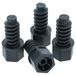 vhbw 4 pieds de nivellement compatibles avec Arcelik 6693383000 | 6614484100, 6631884000, 7703470100, 7705470100 fours - Pieds de 9,6 cm, noir
