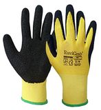 Ruvigrab latex werkhandschoenen, antislip tuinhandschoenen, handschoenen voor industrie, bouw, landbouw, werkhandschoenen voor dames en heren