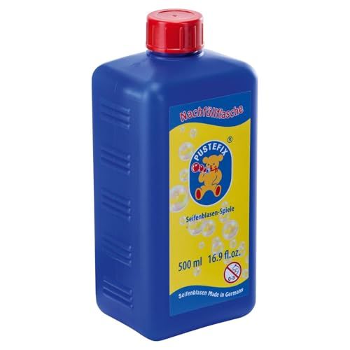 Pustefix Navulfles, 500 ml, bellenblaasvloeistof