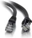 CablesToGo 1.5m Cat5e Booted Unshielded (UTP) netwerkpatchkabel - zwart