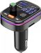 Microphone chargeur mains libres, compatible Bluetooth, transmetteur FM USB pour voiture, prend en charge la carte TF/SD et le disque USB, QC 3.0 et PD 20W pour kit adaptateur radio sans fil de voiture