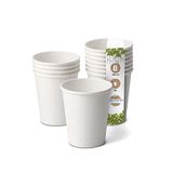 GREENBOX Organische papieren bekers, 50 stuks, 200 ml