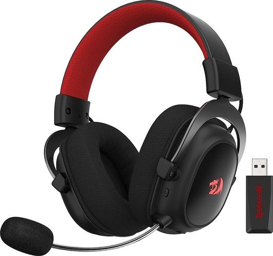 Redragon H510 Zeus-X - RGB draadloze gamingheadset - 7.1 surround sound - Zwart