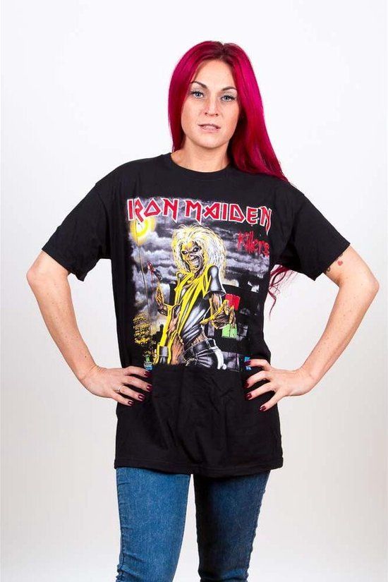 Rock Off Iron Maiden - Killers Cover Heren T-shirt - L - Zwart
