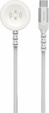 Swissten Draadloze Magnetische Oplaadkabel - Geschikt voor Apple Watch - USB-C - 1.2M - Wit
