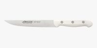 Arcos Artia keukenmes, roestvrij staal nitrum 150 mm, handvat polypropyleen wit