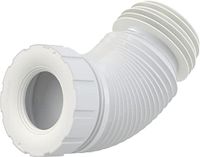 Alca - Flexi WC-aansluiting, wit (A97SN)