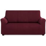 Maxifundas Elastische bankhoes voor 3-zits, rood, extra zacht, antislip en elastisch, model Inca