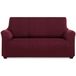 Maxifundas Elastische bankhoes voor 3-zits, rood, extra zacht, antislip en elastisch, model Inca