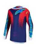 Alpinestars Fluid Drag Motocross-trui - Blauw/rood/wit - L