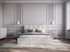 Vente-unique Bed met opbergruimte stof taupe 180 x 200 cm