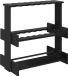 vidaXL Biljartkeu-stand - Bewerkt - hout - 60 x 35 x 60 cm - Zwart