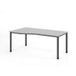 Hammerbacher Bureau asymétrique avec 4 pieds ronds - 180x100 cm
