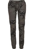 Urban Classics Camo Dames joggingbroek M Zwart/Zwart