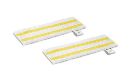 Kärcher Universal floor cloth set EasyFix - 2 pieces - White, Yellow