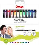 Pentel EnerGel BL77 Gel Pen Medium Assorti 12 Stuks