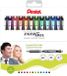 Pentel EnerGel BL77 Gel Pen Medium Assorti 12 Stuks