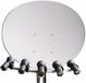 Antenne satellite multifocus avec support 5 LNB