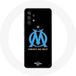 Olympique de Marseille Logo Zwarte Achtergrond Maniacase Hoesjes voor Samsung Galaxy A13 4G / A13 4G Lite