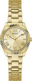 Guess GW0687L2 Mini Luna Dameshorloge Staal Goudkleurig Analoog Quartz