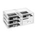 5five Jja Showroom And Head Office Sieraden/make-up organizer 5 lades 24 x 11 cm van kunststof - Sieradenkastje - Make-upkastje - Organizers