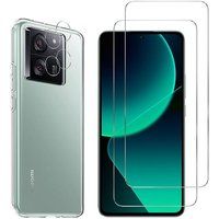 Phonillico® Case for Xiaomi 13T / 13T PRO with Tempered Glass Screen and Camera Protector
