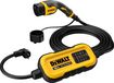 DEWALT Chargeur portable pour véhicules électriques, 3,7 kW, fiche Type 2 + Schuko, câble de 7 mètres, 16A, 230V AC