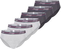 sloggi Heren slip / onderbroek 6 pack Start grijs / donkergrijs XXL