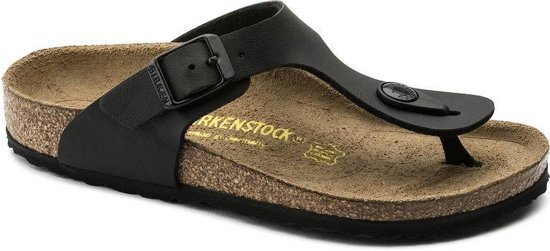 Birkenstock Gizeh - Slippers - Black - Smal - Maat 41