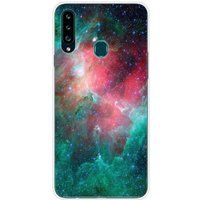Samsung Galaxy A20s Nebuleuse Bedrukt Siliconen Hoesje