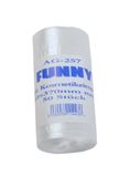 Funny HDPE cosmetica-emmerzak voor licht afval, 310 x 370 mm, transparant, 40 stuks