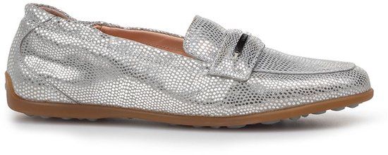Floris van Bommel SFW-40039-90-01 Sitti 03.11 Zilver Dames Loafers Maat 38