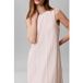 Calvin Klein Robe en Viscose à Rayures Transparentes Mother Of Pearl Taille : M