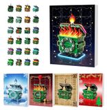 Kerst Ornament Adventskalender - Décoration 2D pour 24 Jours