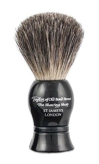 Taylor of Old Bond Street Scheerkwast Pure Badger zwart 9,5mm
