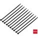 TRU COMPONENTS TC-12533364 Kabelbinder 300 mm 7.6 mm Zwart 100 stuk(s)