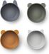 Liewood Iggy Silicone Bowl Kom - Blue Mix (set de 4)