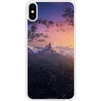 Urban Mountains Siliconen hoesje compatibel met iPhone X, Apple iPhone XS