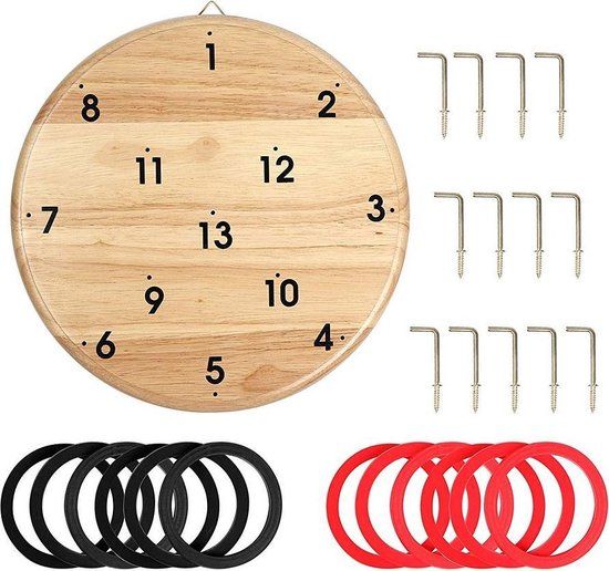 BS Toys Ringwerpen Werpspel Hout - Ring Gooien Spel - Vanaf 6 Jaar