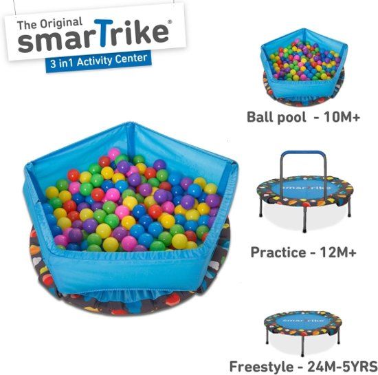 SmarTrike ® 3-in-1 Trampoline en Activity Center 90 cm