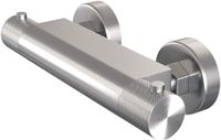 Brauer Brushed Carving - Opbouw Douche Thermostaatkraan - RVS Geborsteld PVD