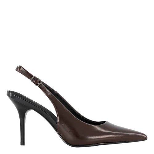 Graceland Imitatieleren Slingback Pumps met Naaldhak - Bruin